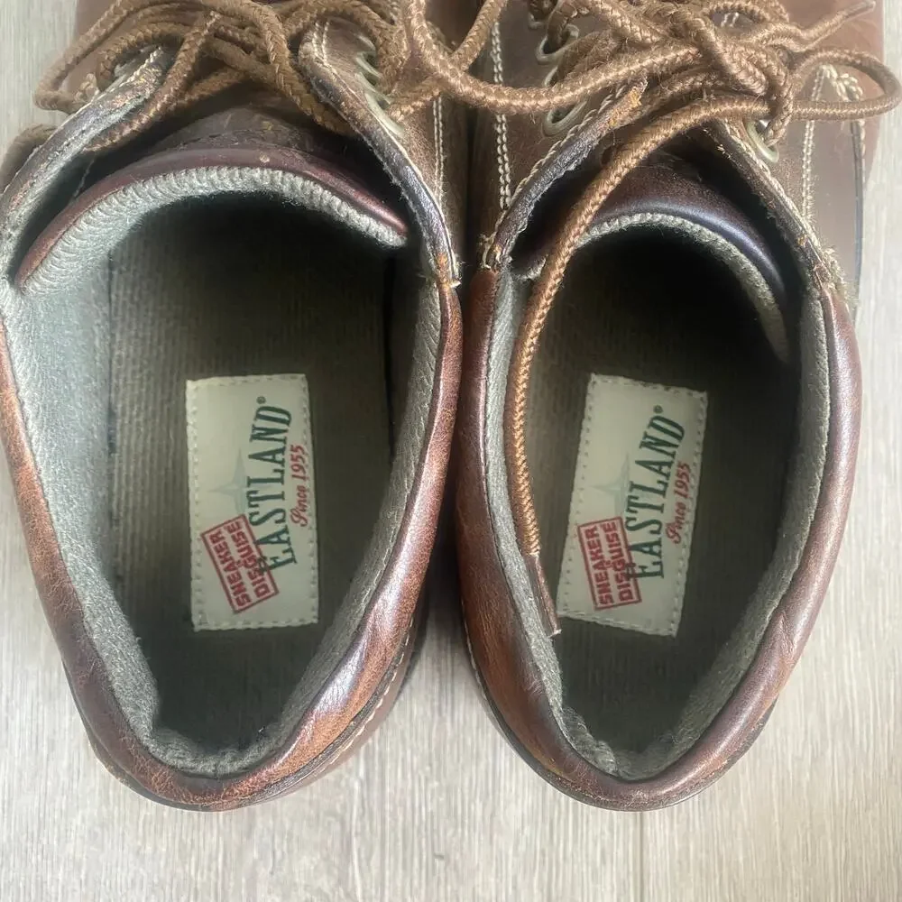 EASTLAND Mens Lacer Beams Dark Brown Leather Lace Up Boot Shoe Size 8.5 NEW‎ - Picture 8 of 8